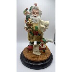 Cheryl Ann Santa Elf Christmas Figurine List Naughty Nice Resin Figure